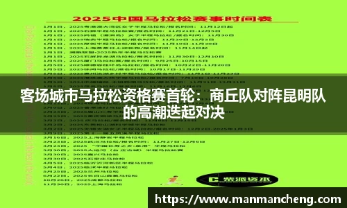 客场城市马拉松资格赛首轮：商丘队对阵昆明队的高潮迭起对决